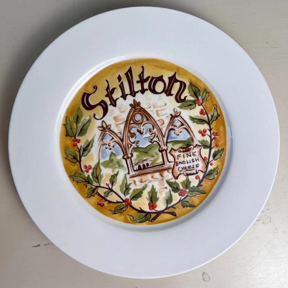 Restoration‎ Hardware Vintage 2000 Classic Cheese Plates 7.5″ Set of 4